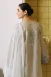 3 Piece - Lawn Embroidered Shirt With Chiffon Printed Dupatta And Trouser