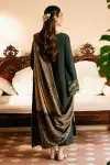 3 Piece - Lawn Embroidered Shirt With Digital Print Voil Dobby Dupatta
