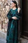 3 Piece - Unstitched Dhanak Stuff Full Embroidered Suit With Digital Printed Whool Shawl
