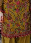 3 Piece - Unstitched Dhanak Stuff Heavy Embroidered Suit With Printed Wool Shawl