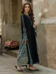 3 Piece - Dhanak Embroidered Unstitched Suit