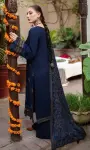 3 Piece - Unstitched Dhanak Stuff Full Embroidered Suit With Embroidered Dhanak Shawl