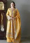 3 Piece - Lawn Embroidered Shirt With Embroidered Organza Dupatta