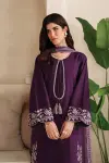 3 Piece - Lawn Embroidered Shirt With Digital Print Voil Dobby Dupatta