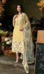 3 Piece - Lawn Embroidered Shirt With Printed Poly Lawn Dupatta