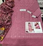 3 Piece - Unstitched Lawn Full Embroidered Shirt With Lawn Dupatta