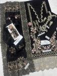 3 Piece - Unstitched Lawn Full Embroidered Shirt With Cotton Net Embroidered Dupatta