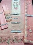 3 Piece - Unstitched Lawn Full Embroidered Shirt With Organza Embroidered Dupatta