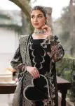 3 Piece - Unstitched Lawn Full Embroidered Shirt With Cotton Net Embroidered Dupatta